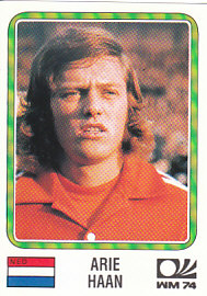 Arie Haan WC 1974 Netherlands samolepka Panini World Cup Story #82